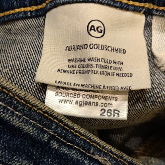 AG Jeans By Anthropologie  Vintage Stevie Ankle Button Up Jeans SIZE 26 R - Picture 3 of 7